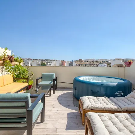 Charming 3 Bedroom With Jacuzzi And Terrace Near Mcar1-2 * Msida